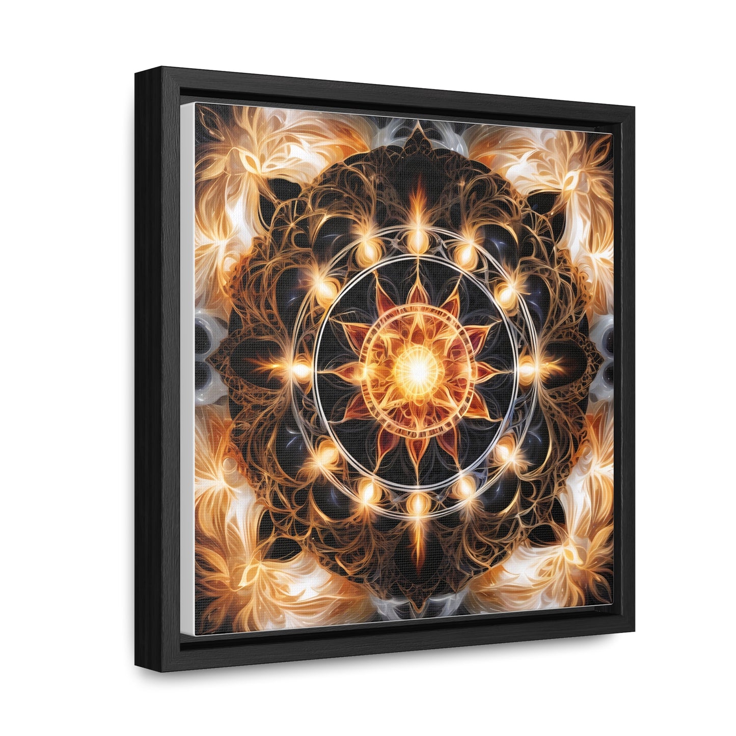 Earth star chakra gallery art, Square Frame