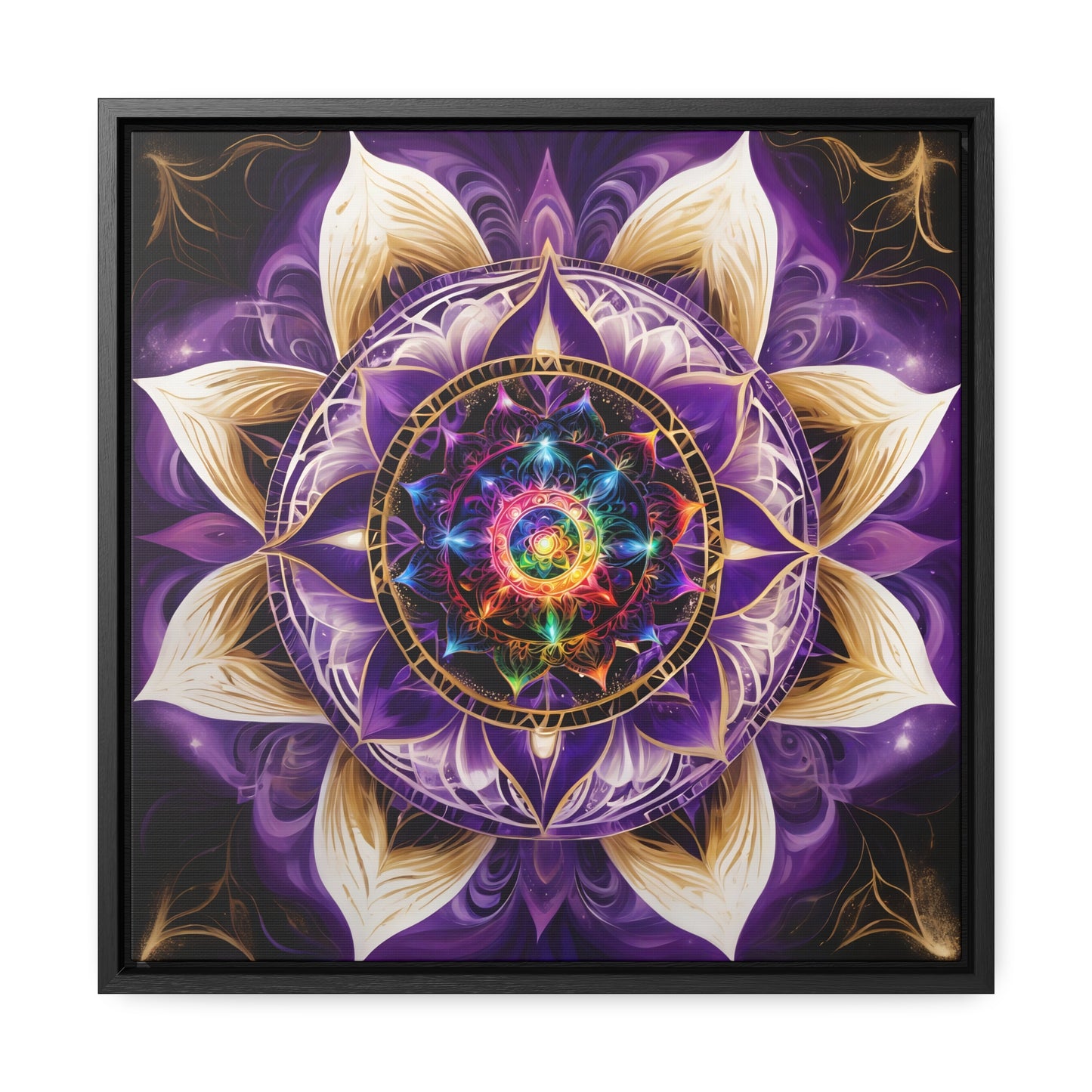 Soul star chakra gallery art, Square Frame