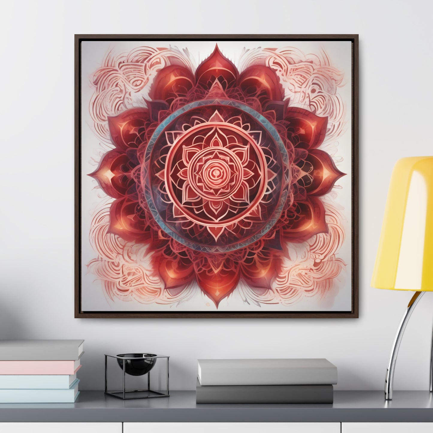 Root chakra gallery art, Square Frame