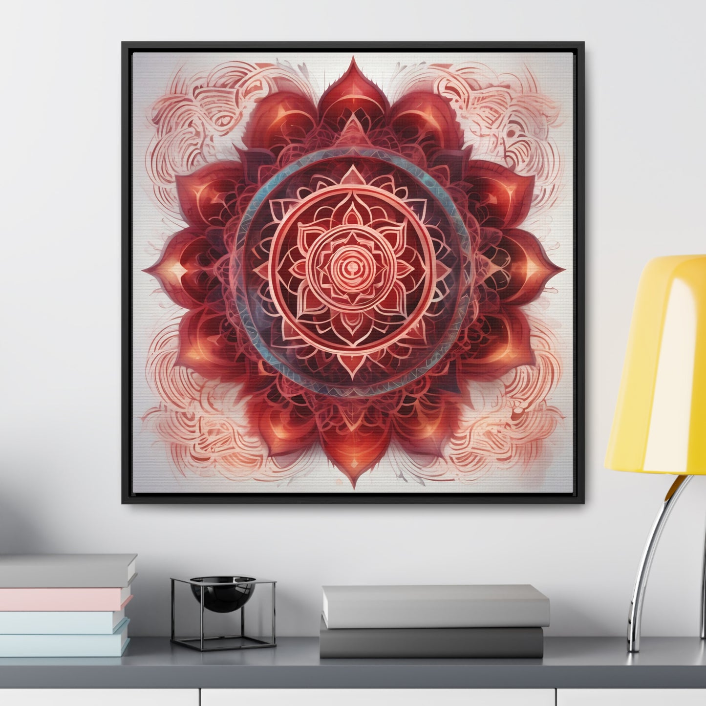 Root chakra gallery art, Square Frame