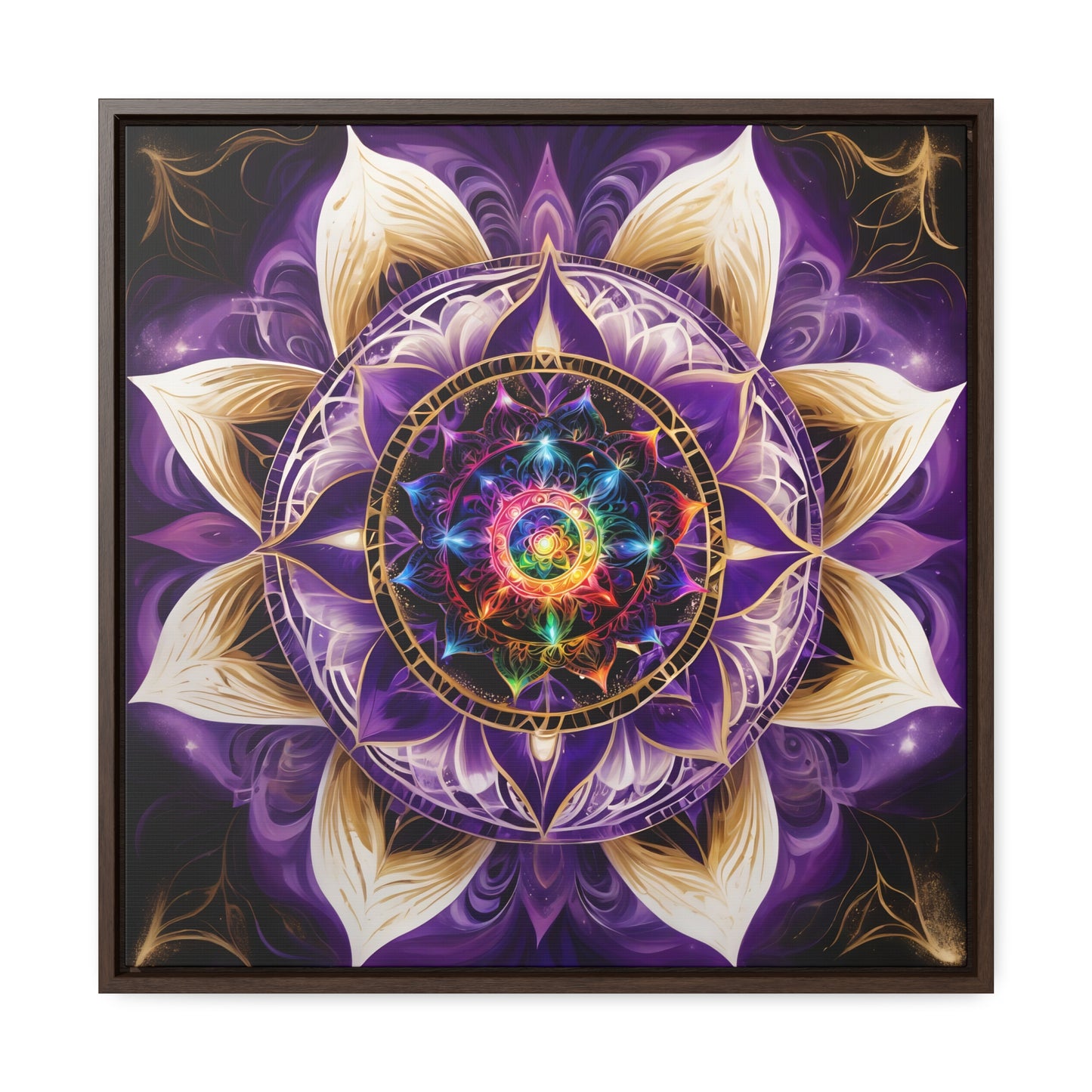 Soul star chakra gallery art, Square Frame