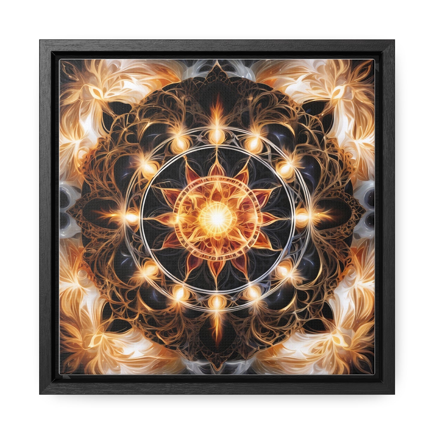 Earth star chakra gallery art, Square Frame