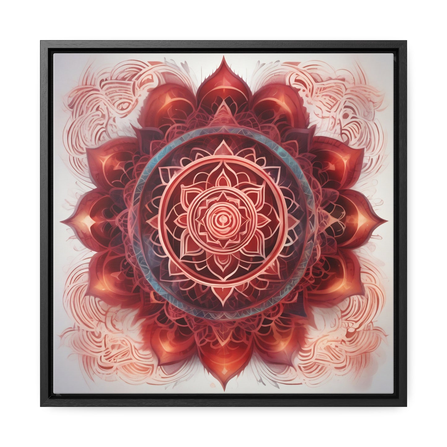 Root chakra gallery art, Square Frame