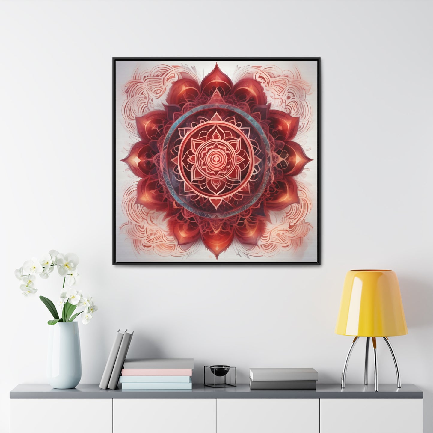 Root chakra gallery art, Square Frame