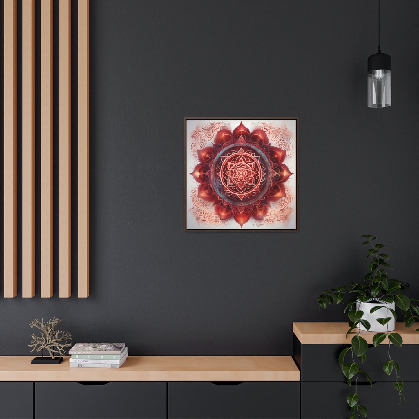 Root chakra gallery art, Square Frame