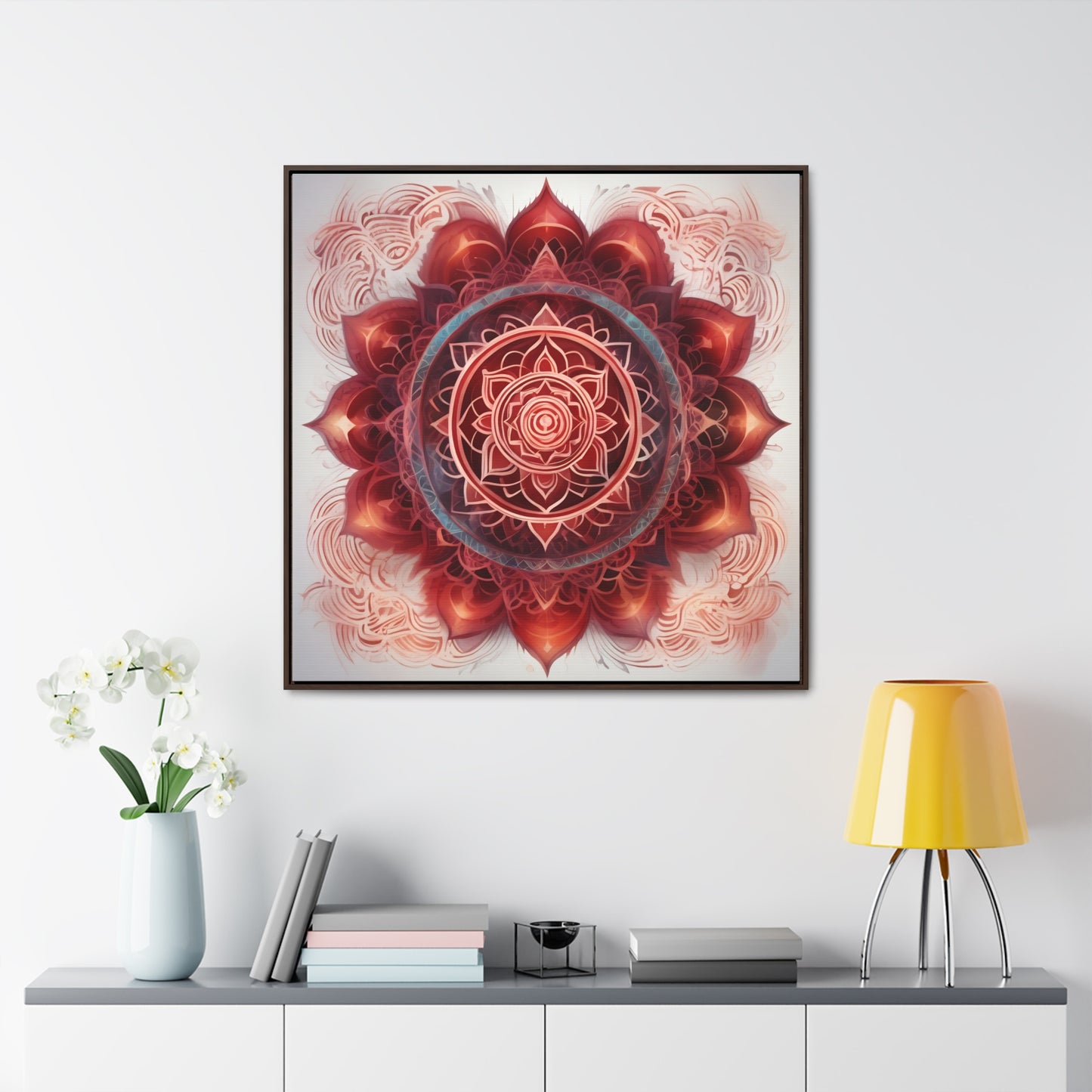 Root chakra gallery art, Square Frame
