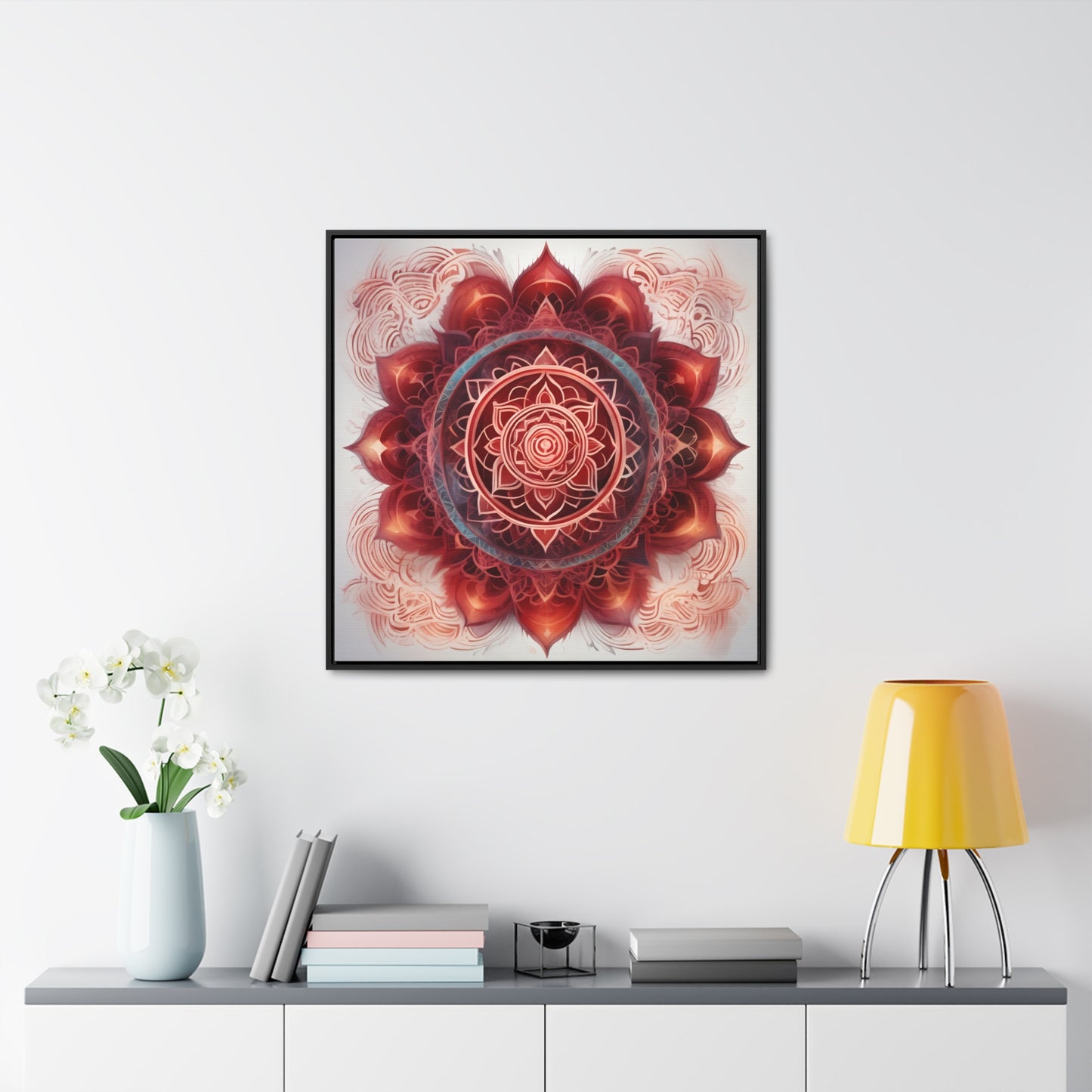 Root chakra gallery art, Square Frame