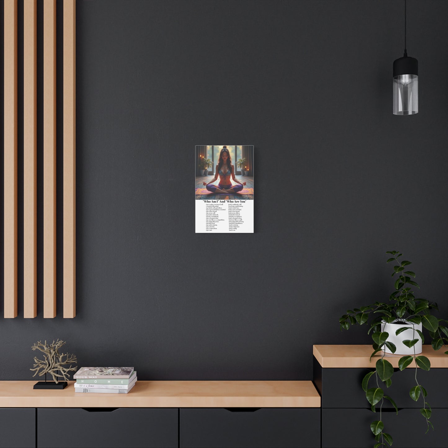 Transcend the ego - Awaken the power of the Soul wall art.