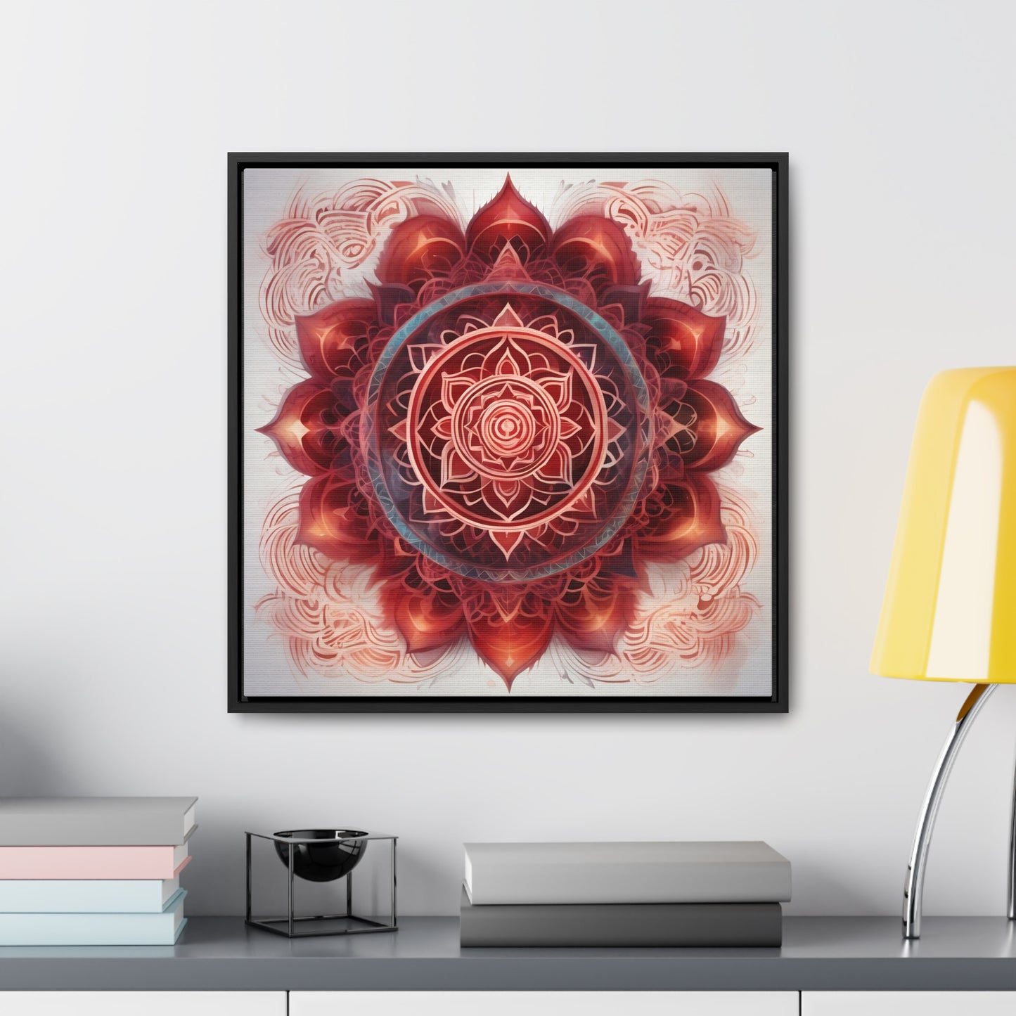 Root chakra gallery art, Square Frame