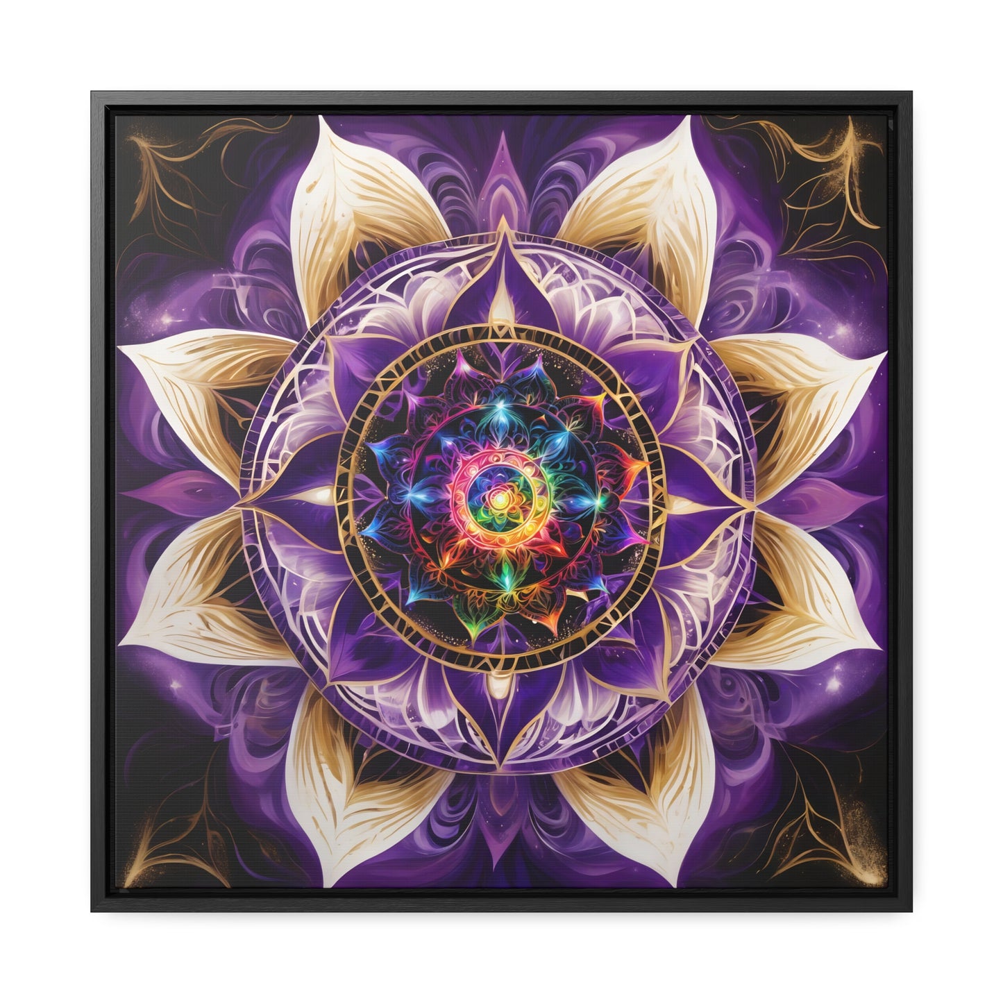 Soul star chakra gallery art, Square Frame