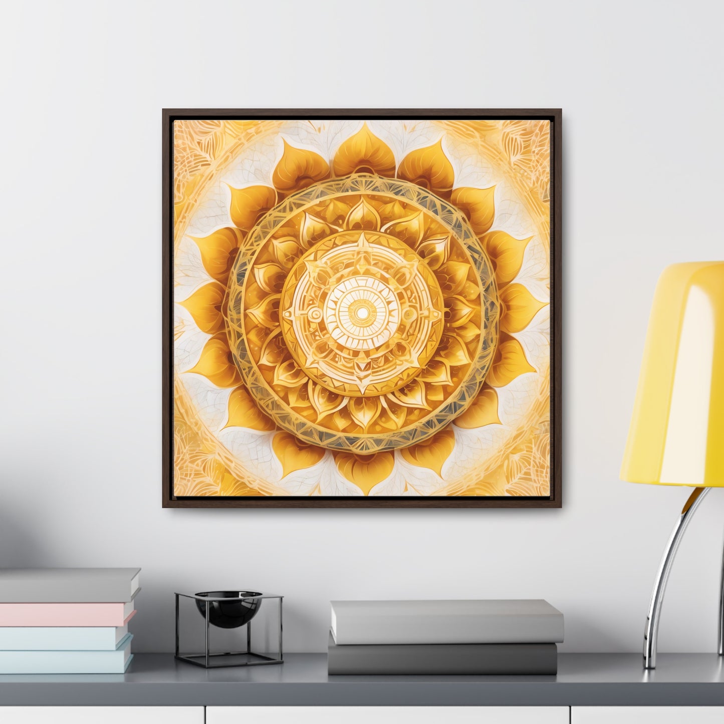 Solar plexus gallery art, Square Frame