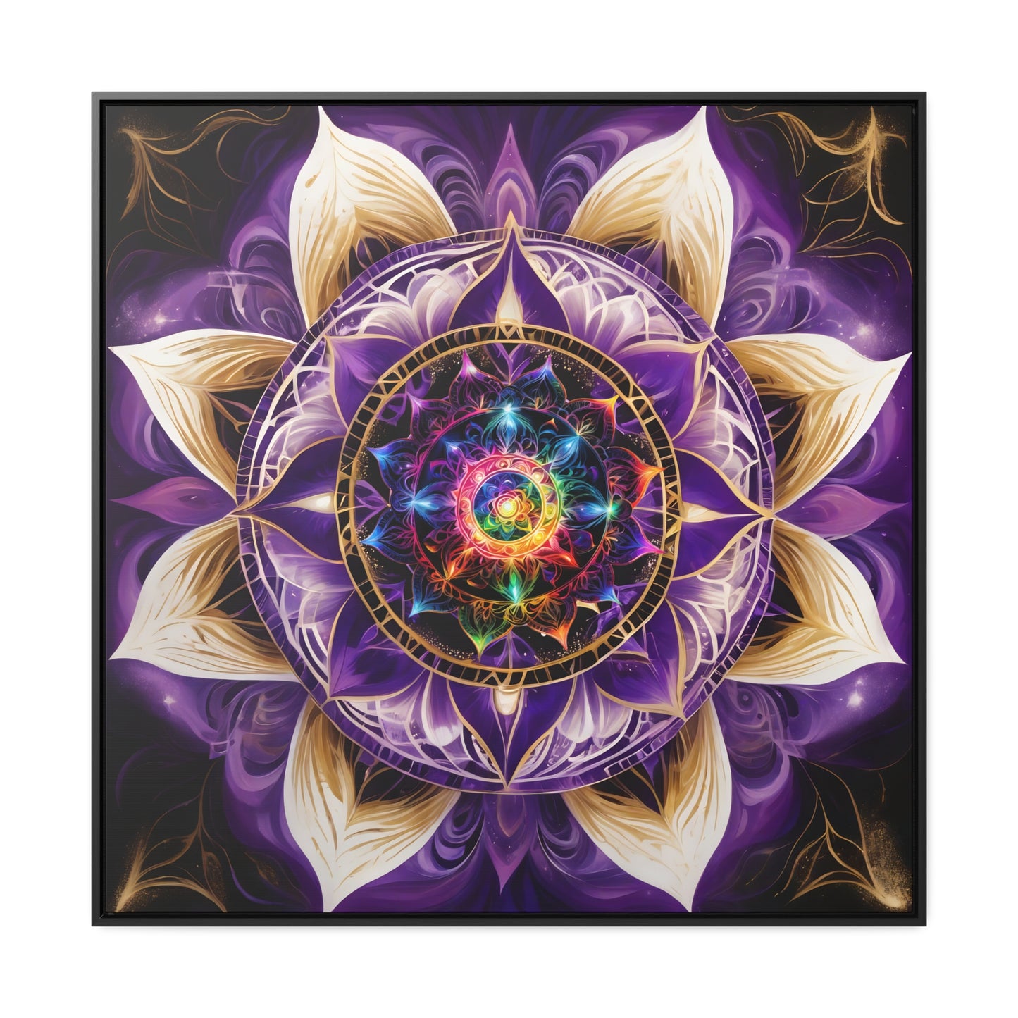 Soul star chakra gallery art, Square Frame