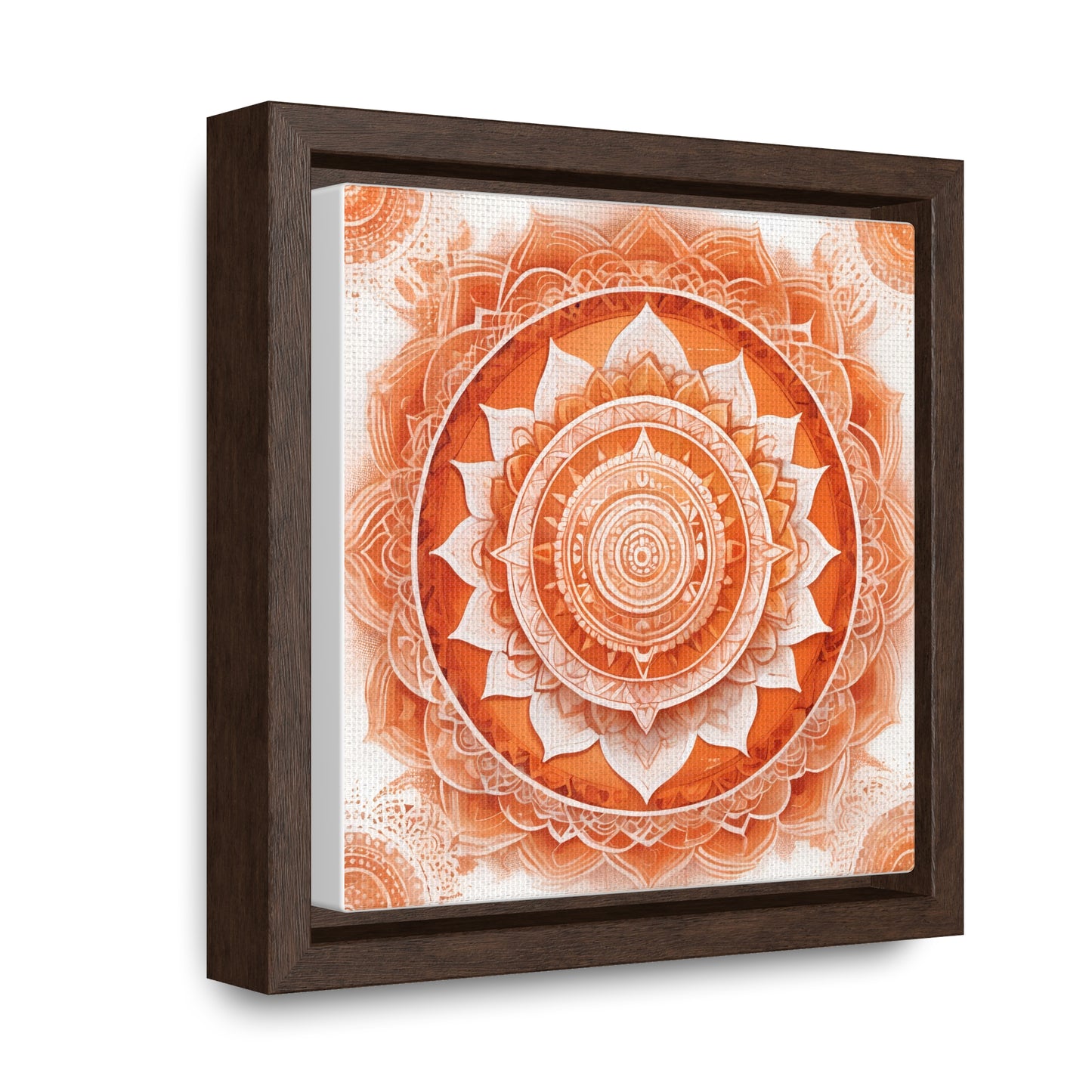 Sacral chakra gallery art, Square Frame