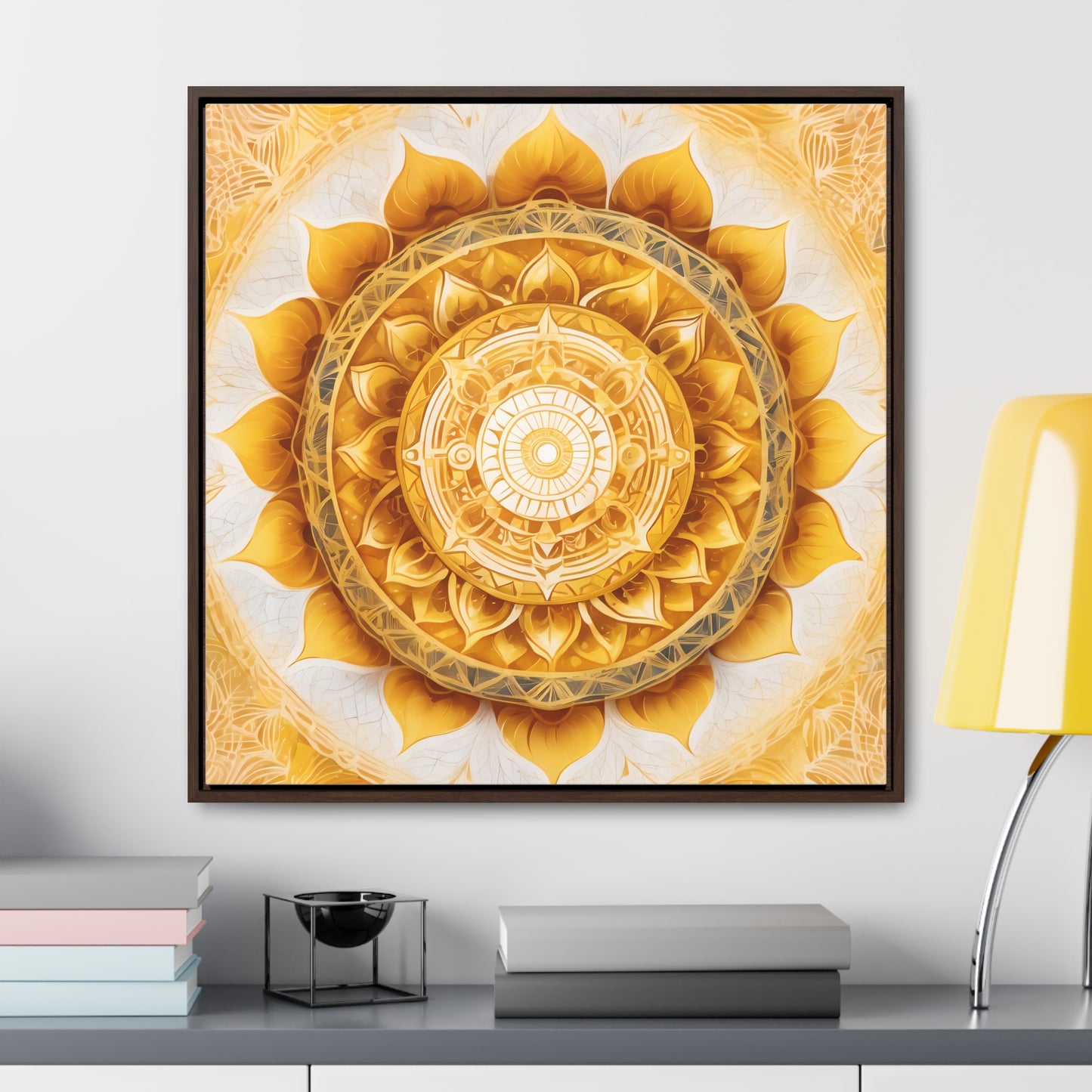 Solar plexus gallery art, Square Frame