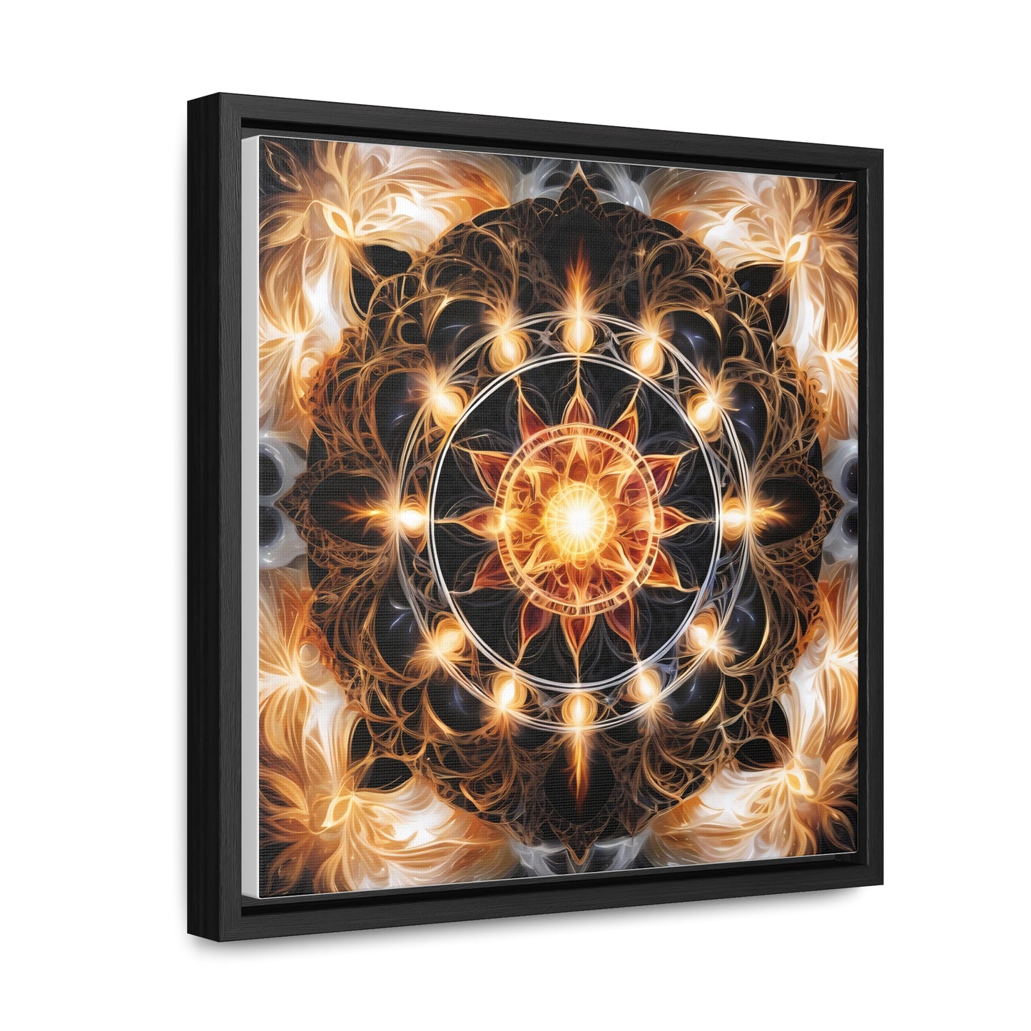 Earth star chakra gallery art, Square Frame