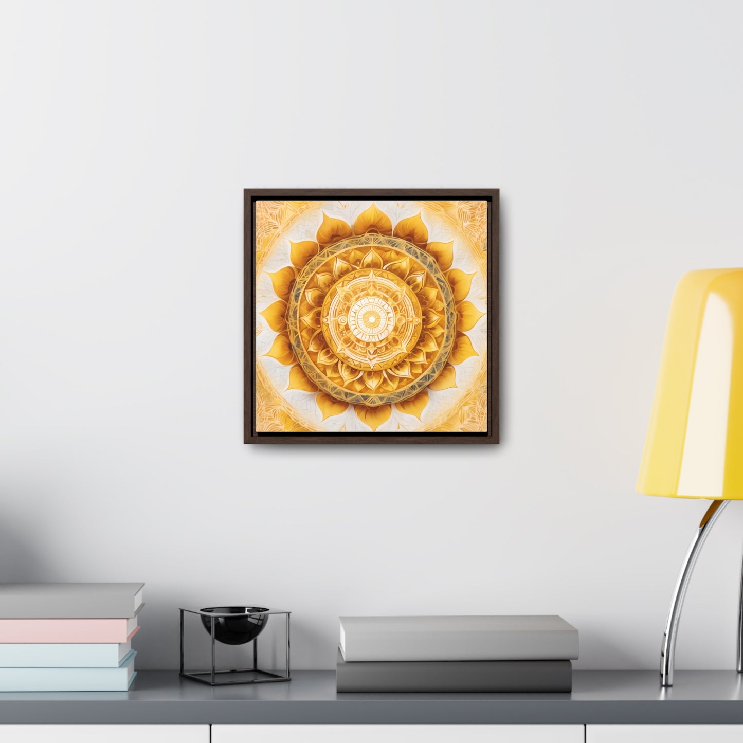 Solar plexus gallery art, Square Frame