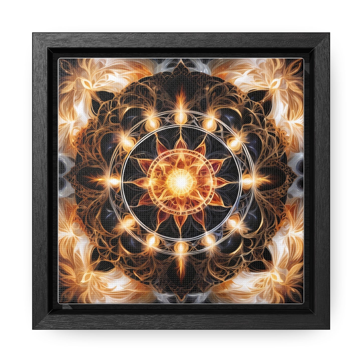 Earth star chakra gallery art, Square Frame