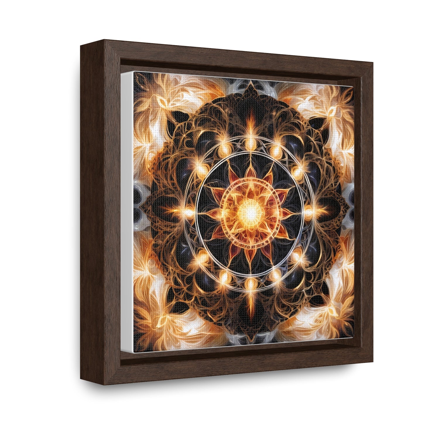 Earth star chakra gallery art, Square Frame