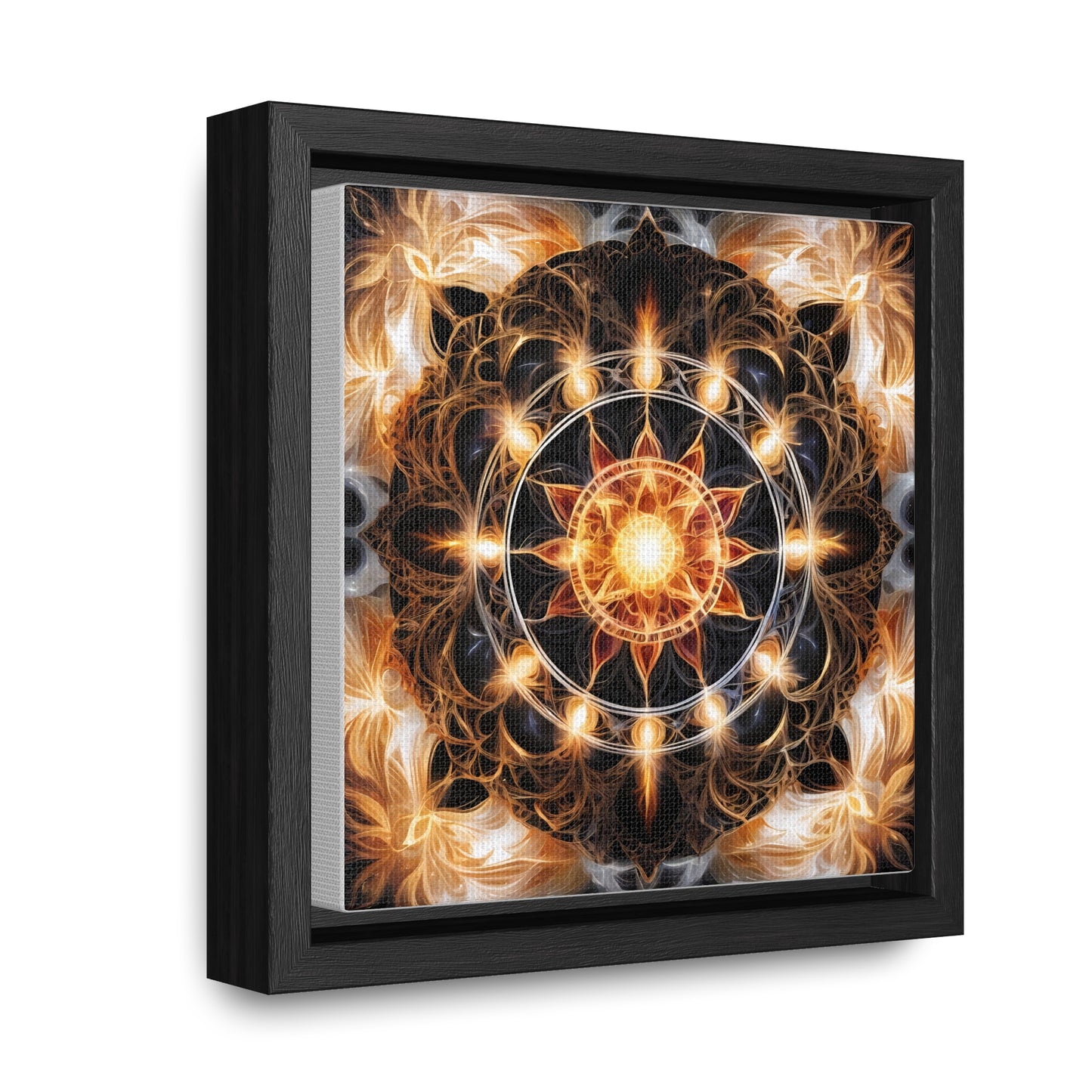 Earth star chakra gallery art, Square Frame