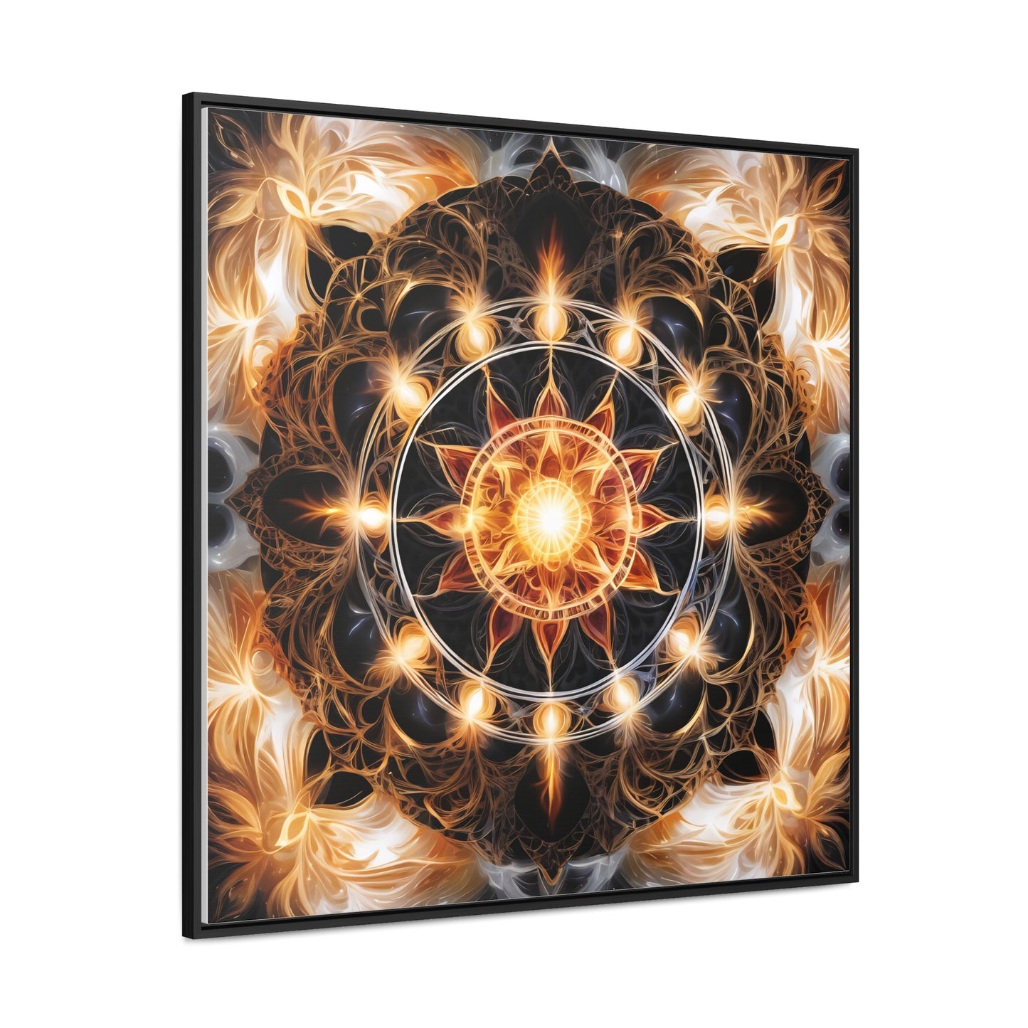 Earth star chakra gallery art, Square Frame