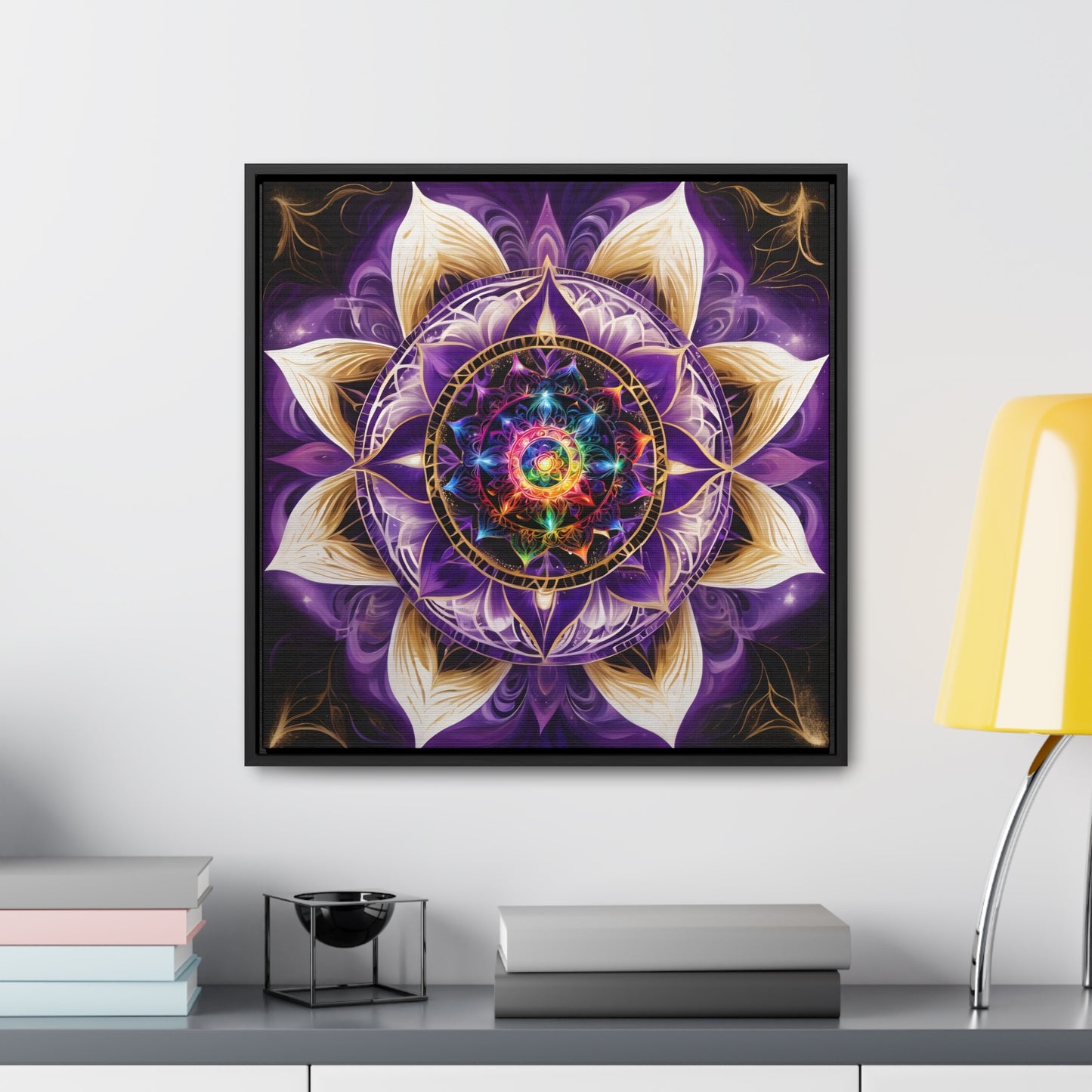 Soul star chakra gallery art, Square Frame