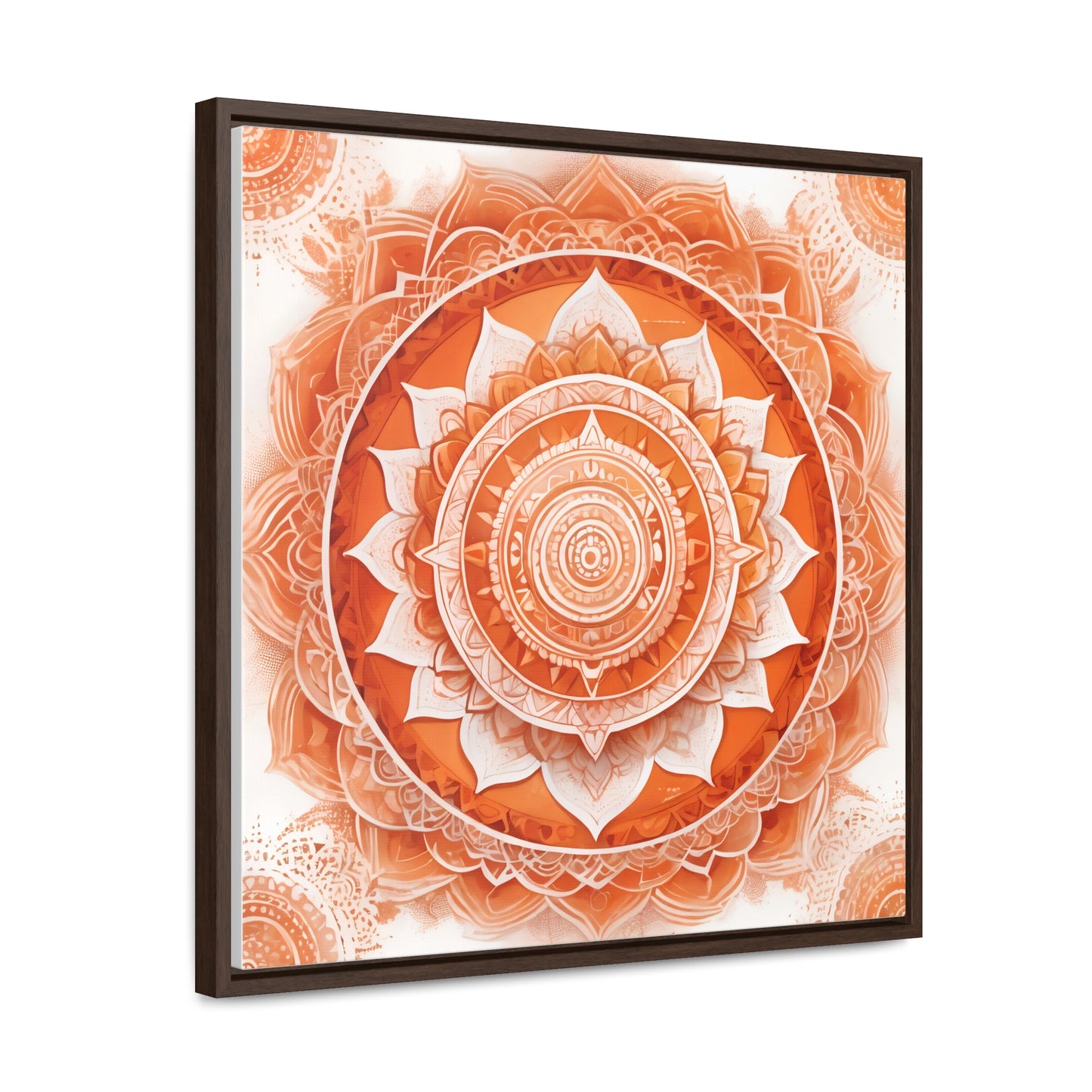 Sacral chakra gallery art, Square Frame