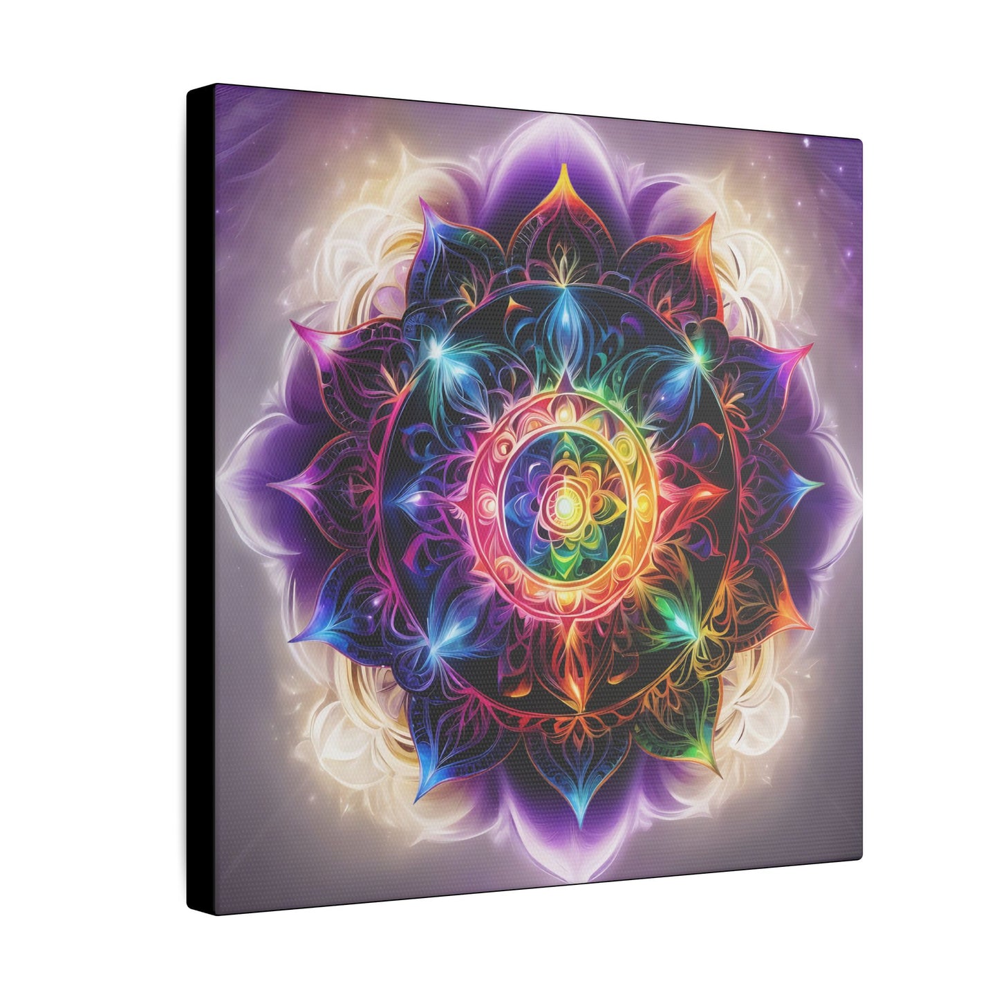 Indigo Chakra Art, Giclée Print Canvas no frame.