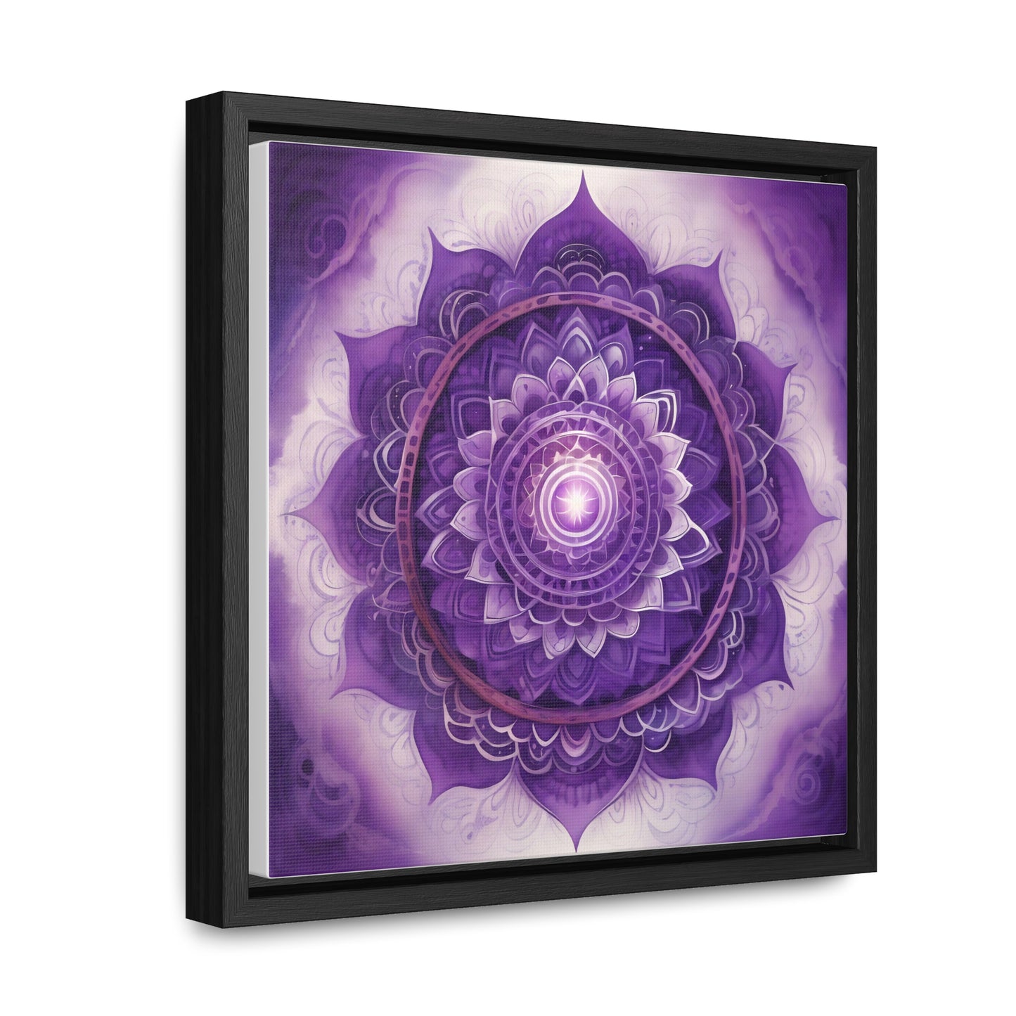 Crown chakra gallery art square frame