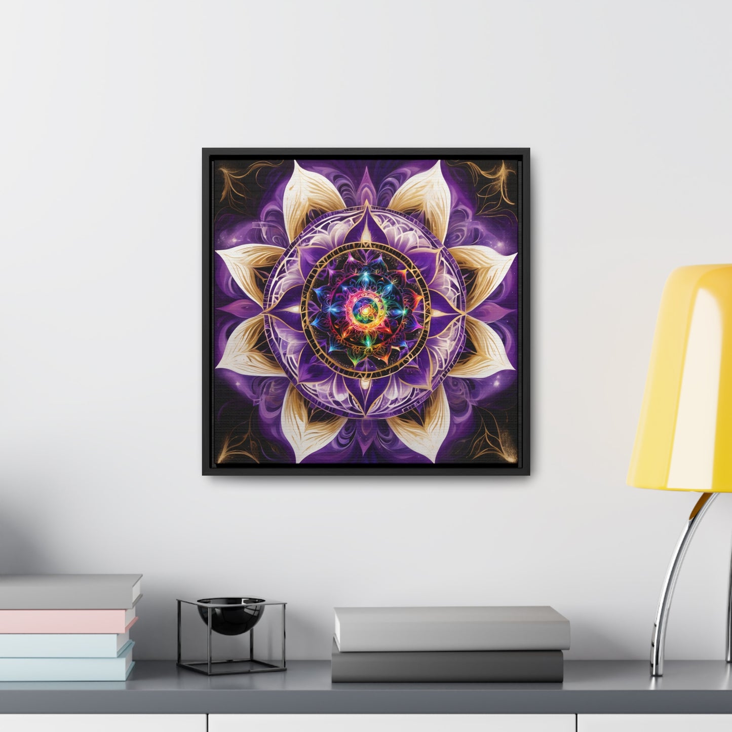 Soul star chakra gallery art, Square Frame