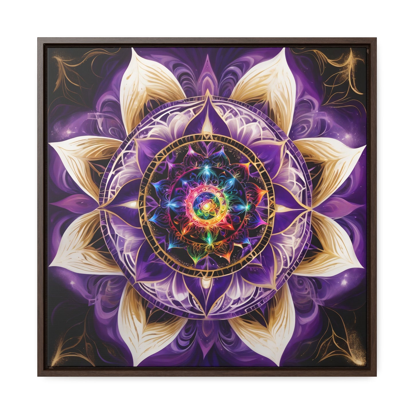 Soul star chakra gallery art, Square Frame