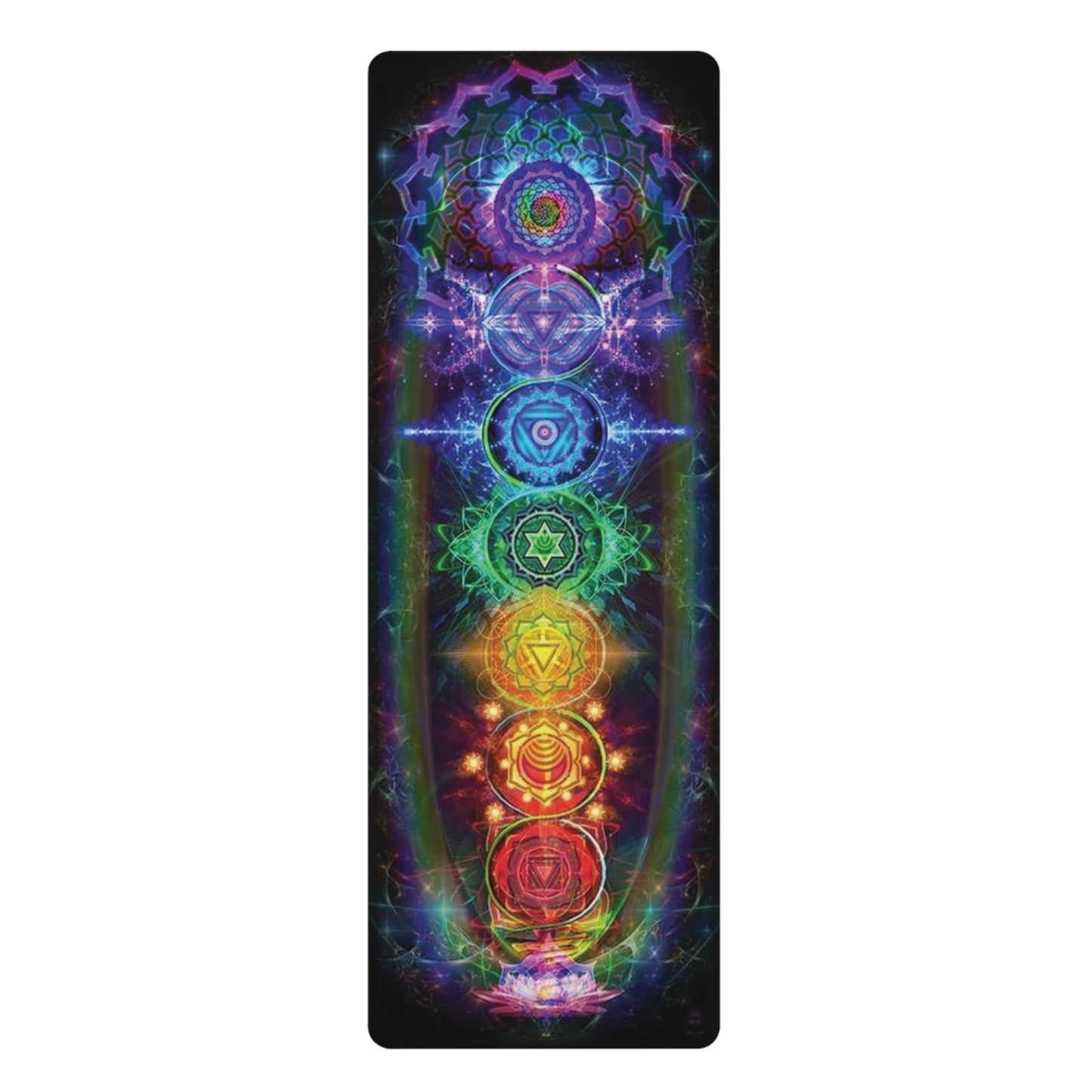 Rubber 7 chakra Yoga Mat