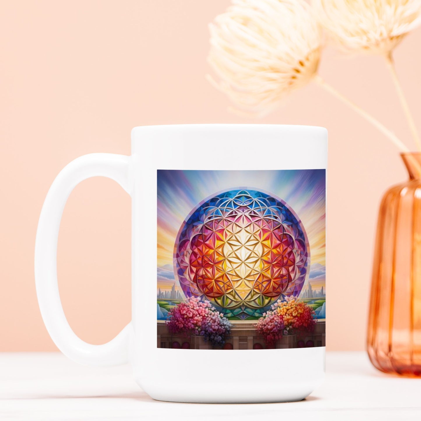 Flower of life mug 15oz.