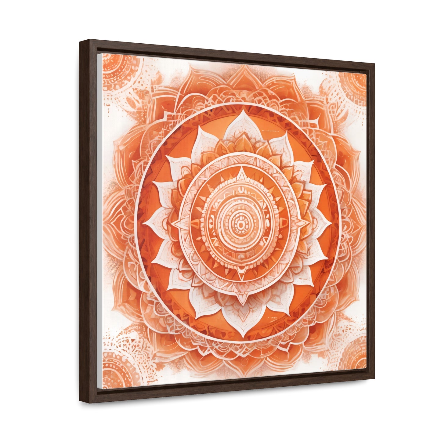 Sacral chakra gallery art, Square Frame