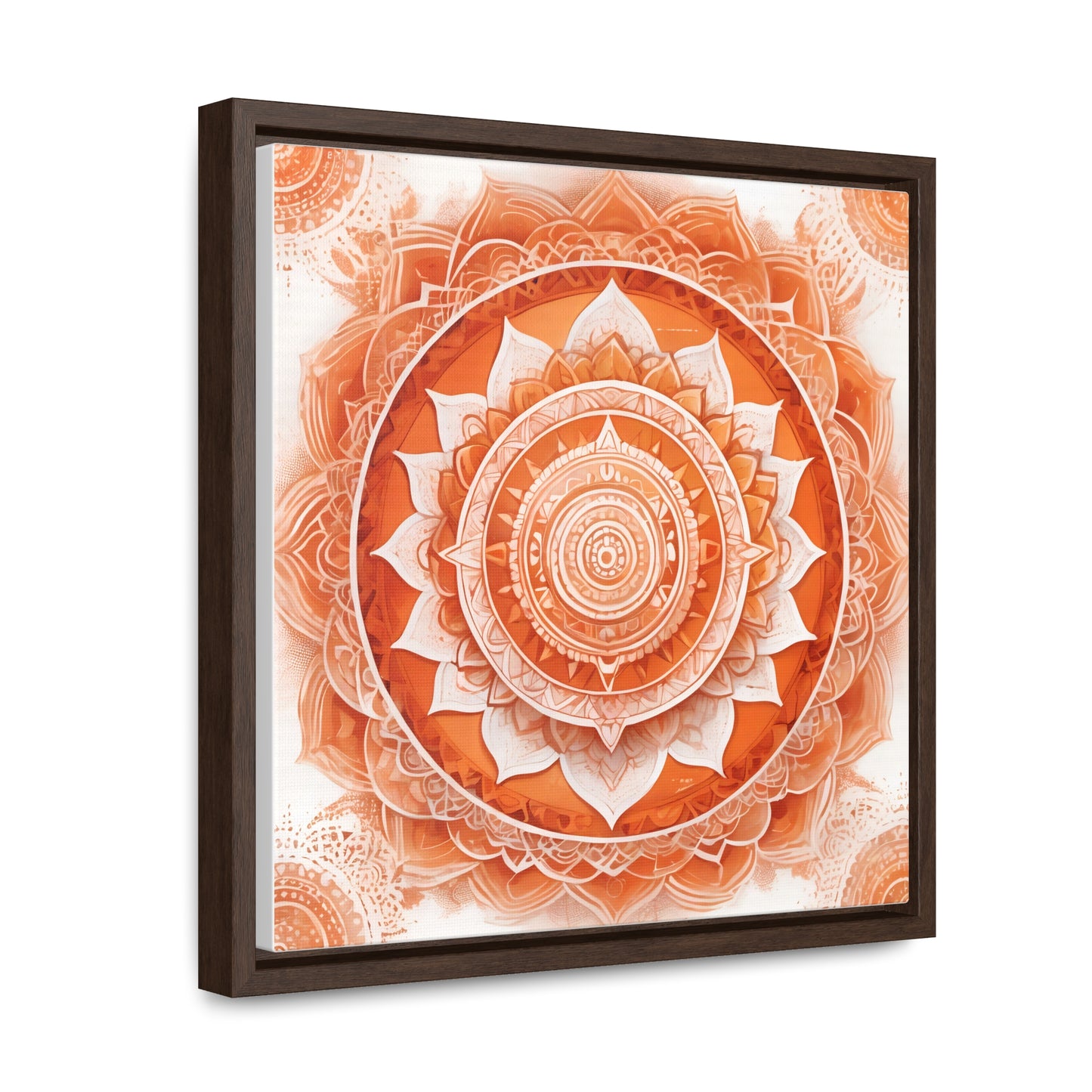 Sacral chakra gallery art, Square Frame