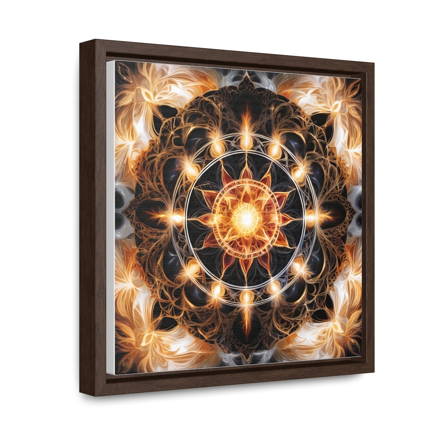 Earth star chakra gallery art, Square Frame