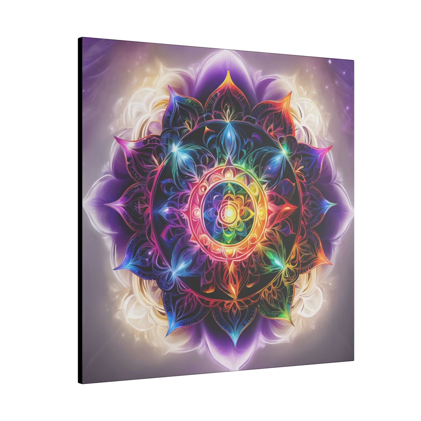 Indigo Chakra Art, Giclée Print Canvas no frame.