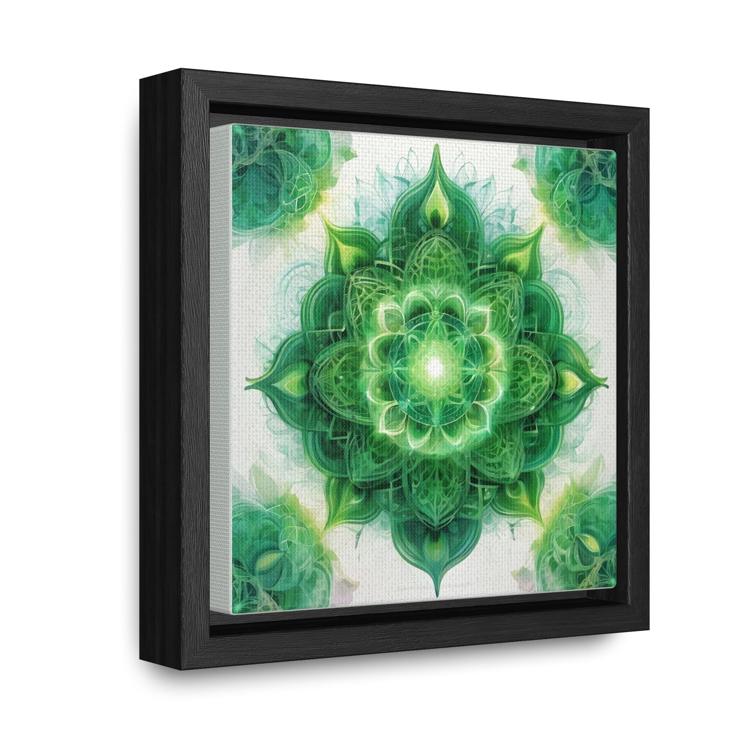 Heart chakra gallery art, Square Frame