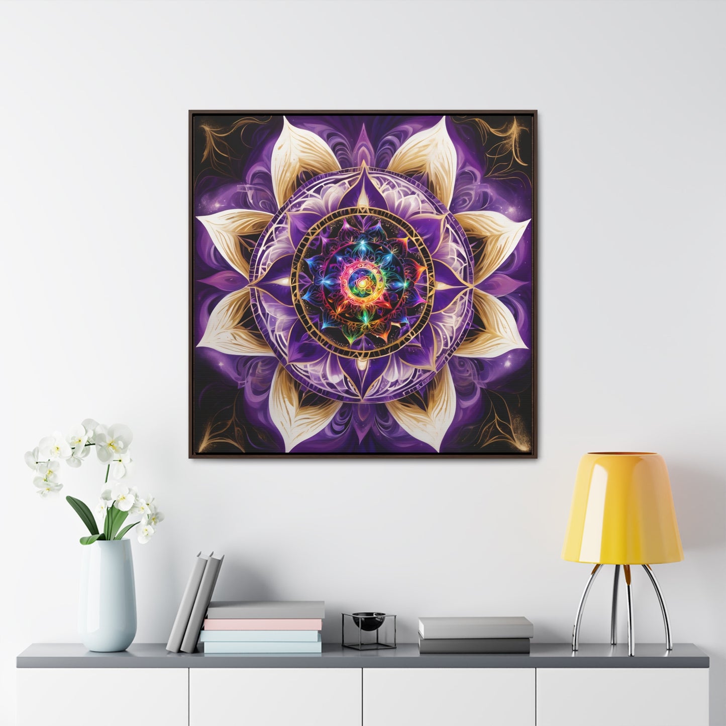 Soul star chakra gallery art, Square Frame