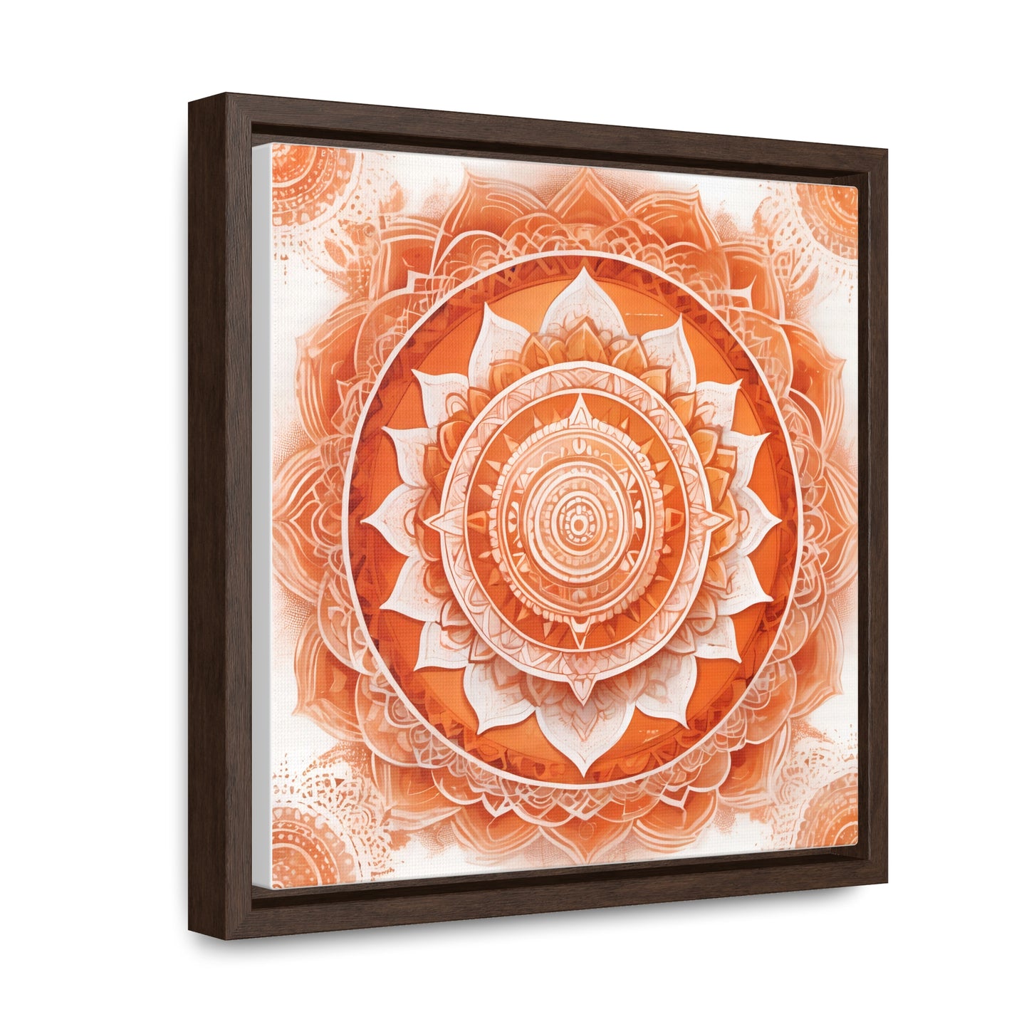 Sacral chakra gallery art, Square Frame