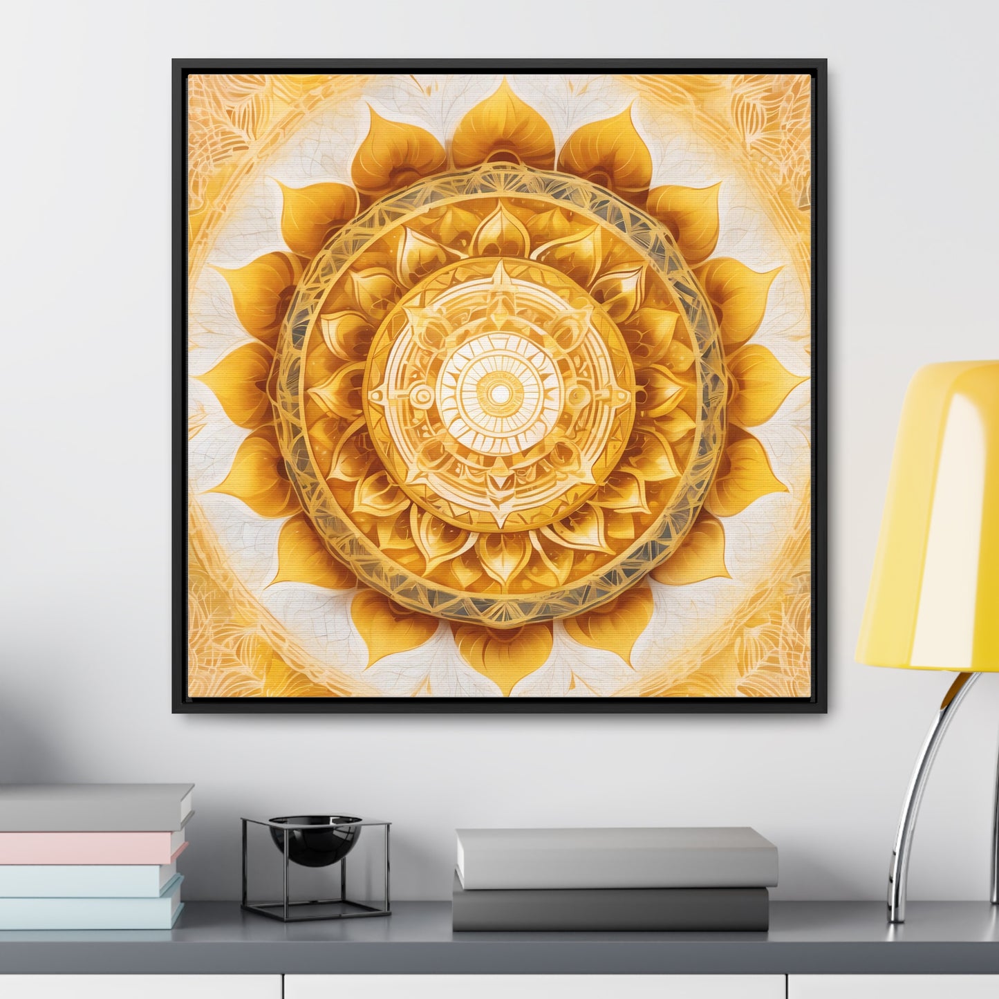 Solar plexus gallery art, Square Frame