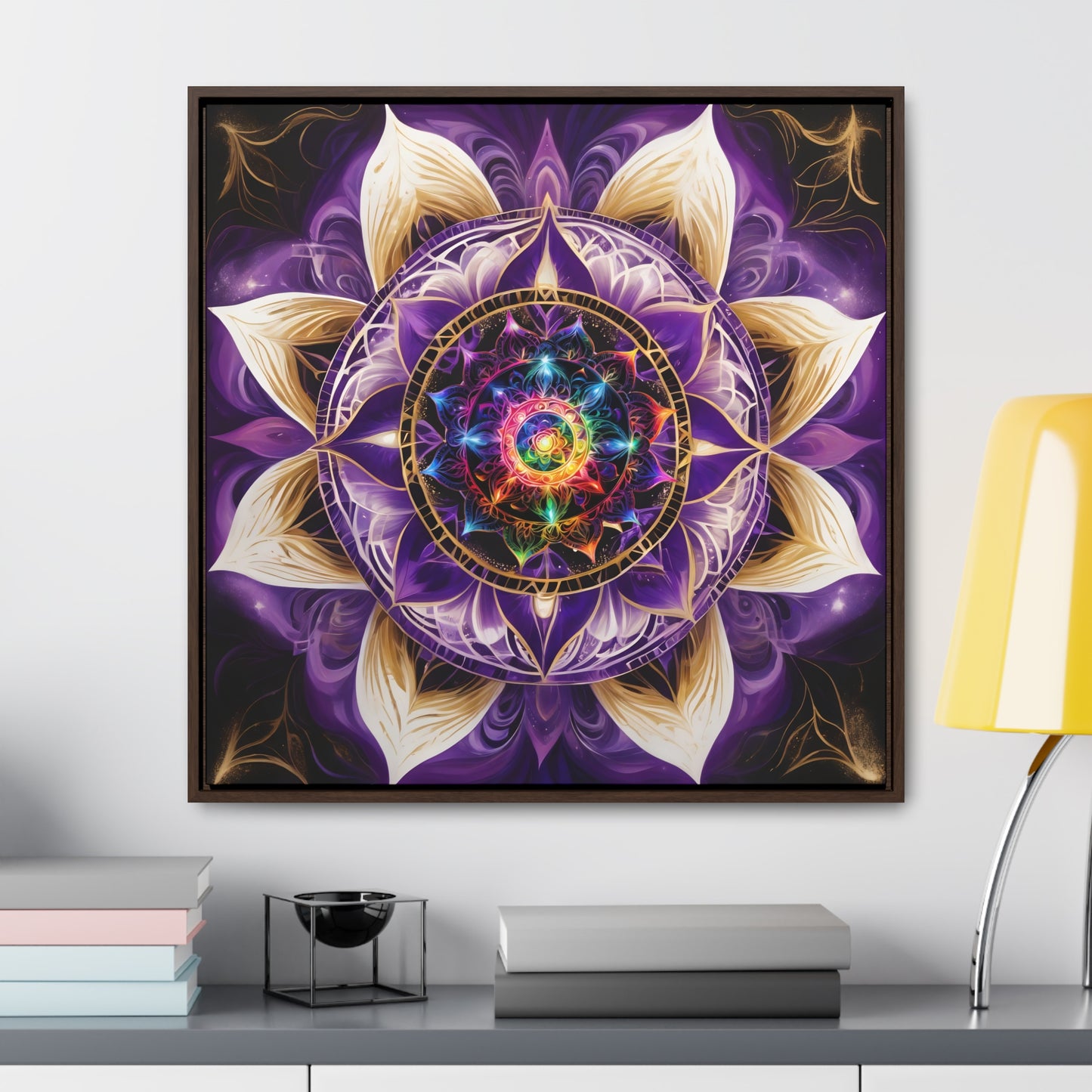 Soul star chakra gallery art, Square Frame