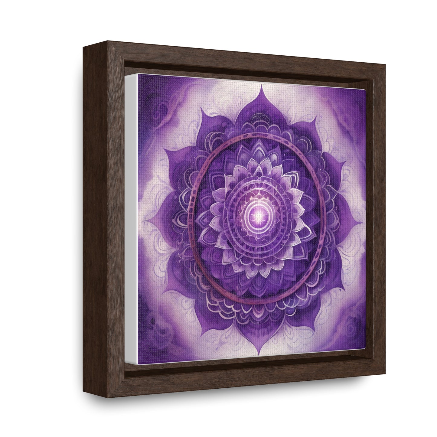 Crown chakra gallery art square frame