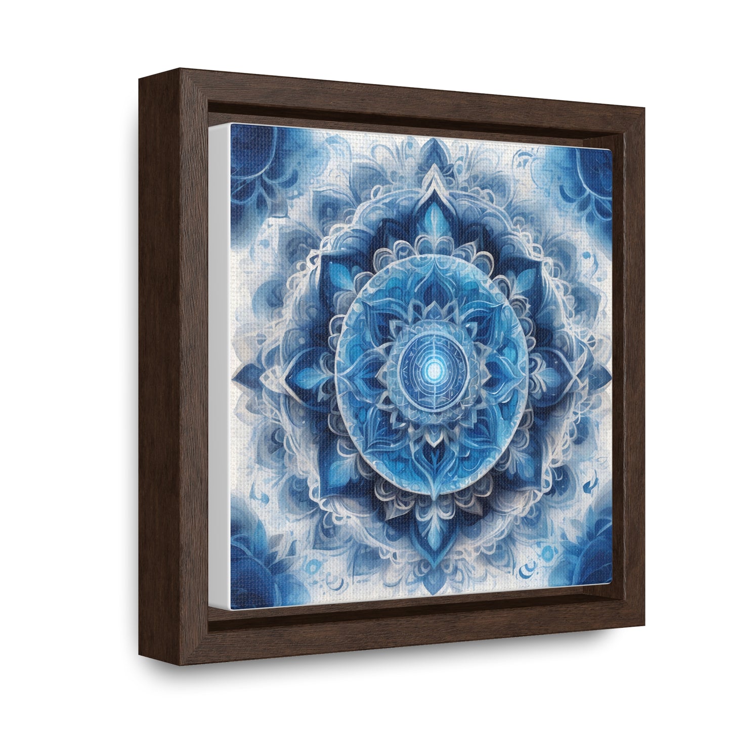 Throat chakra gallery art Square Frame