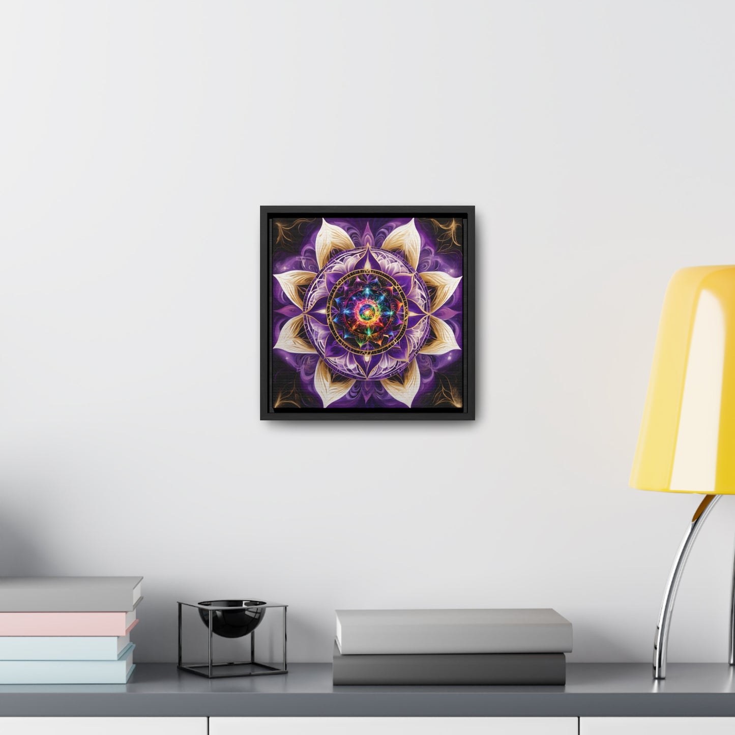 Soul star chakra gallery art, Square Frame