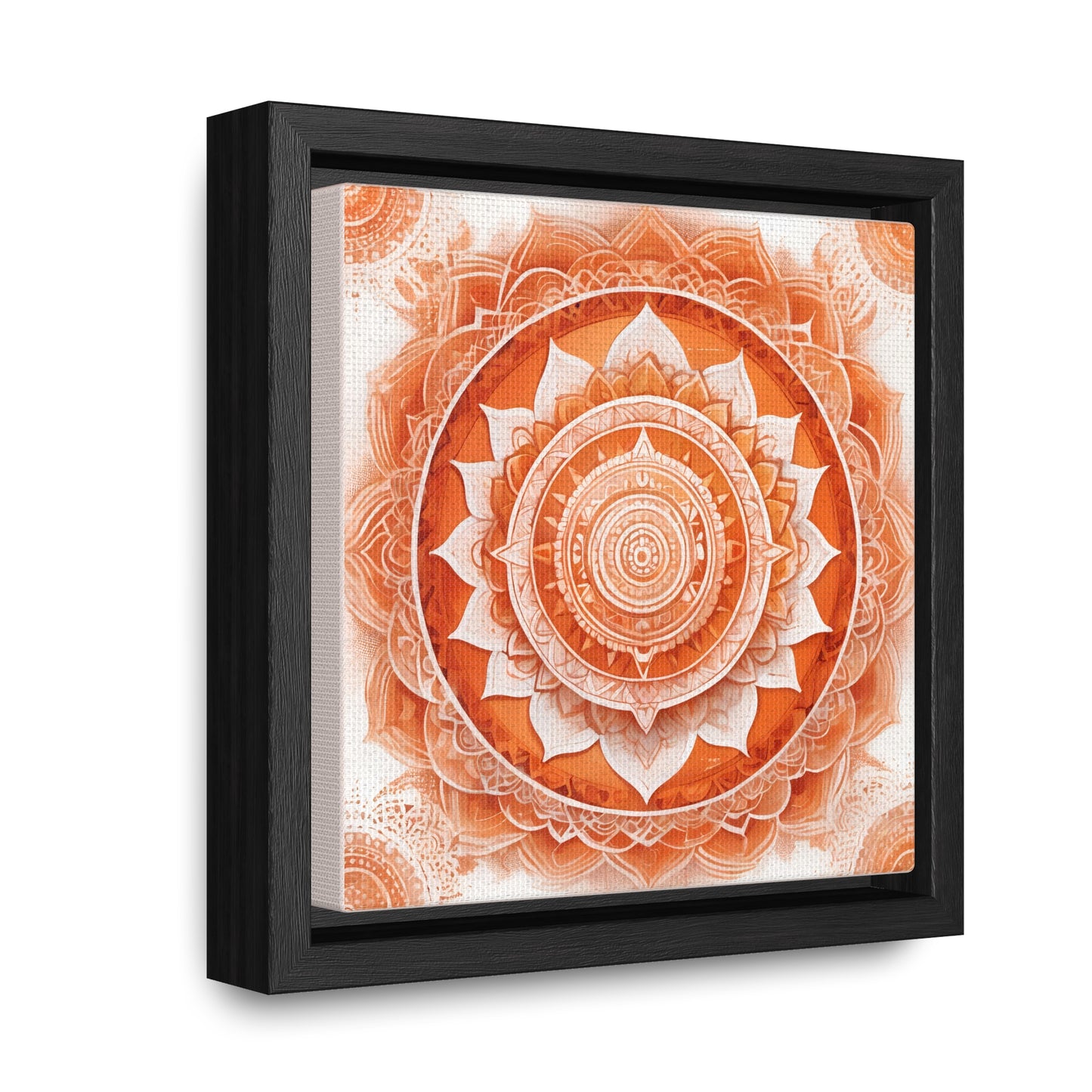 Sacral chakra gallery art, Square Frame