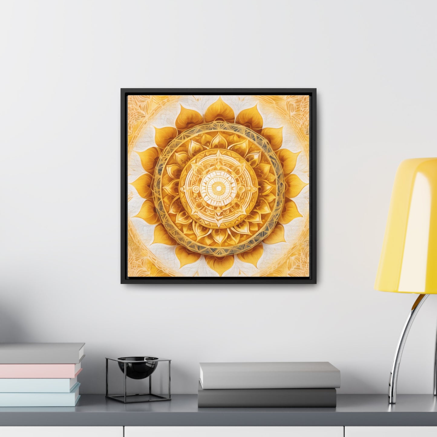 Solar plexus gallery art, Square Frame