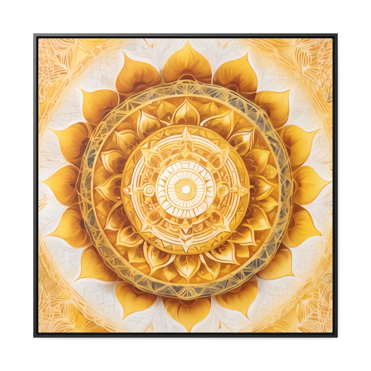 Solar plexus gallery art, Square Frame