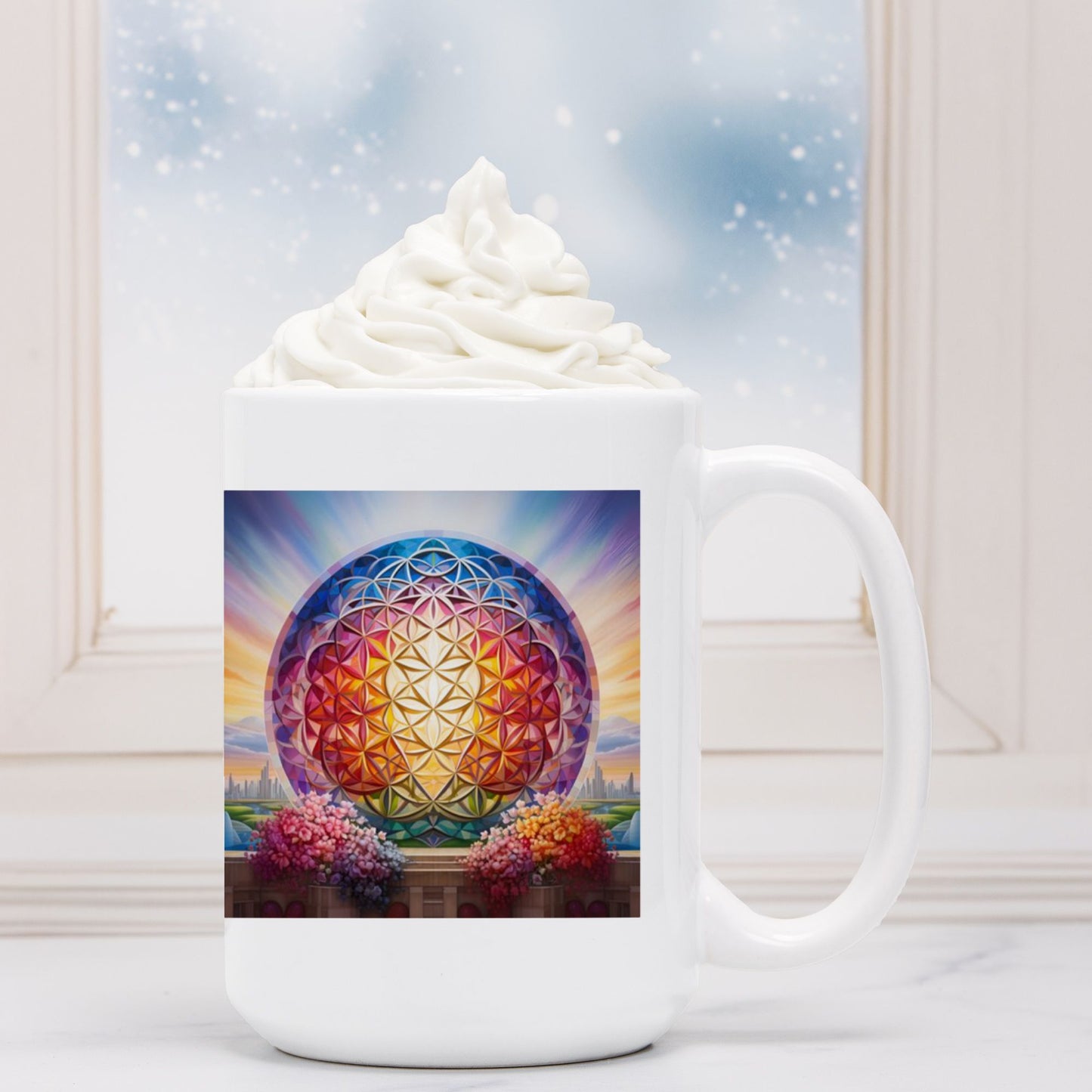 Flower of life mug 15oz.