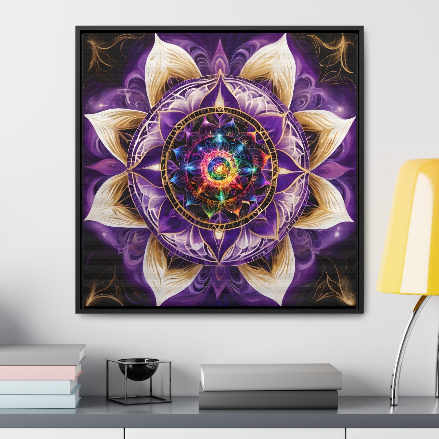 Soul star chakra gallery art, Square Frame