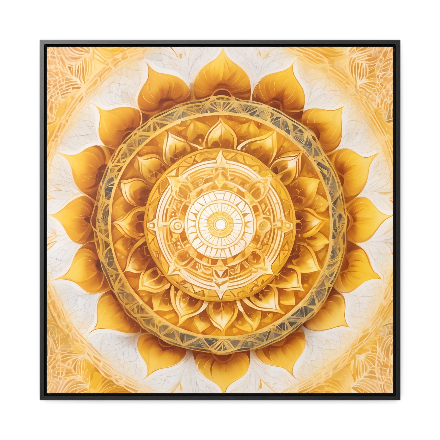 Solar plexus gallery art, Square Frame